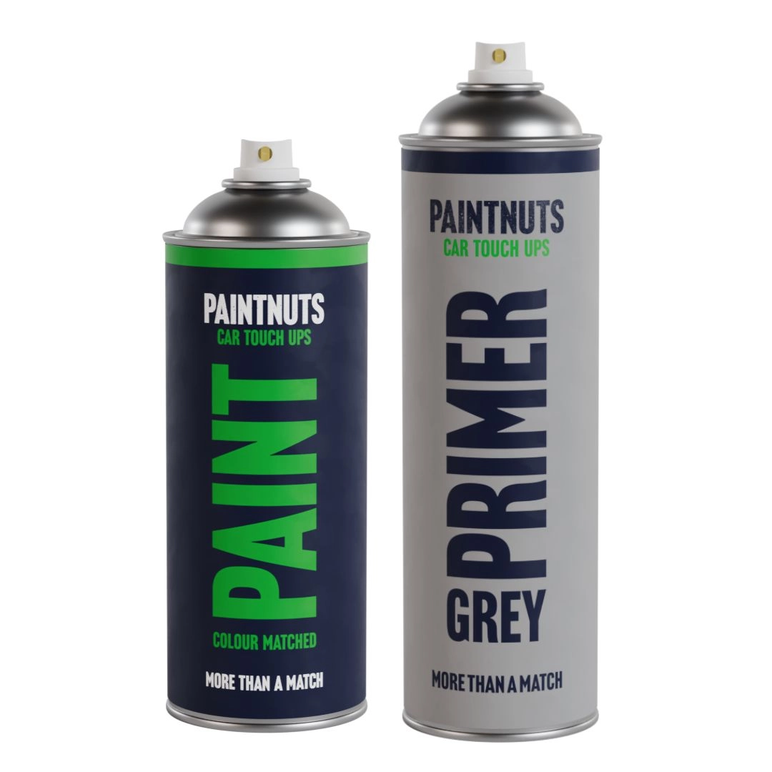 PaintNuts Colour Matched Touch Up Aerosol & Grey Primer Bundle